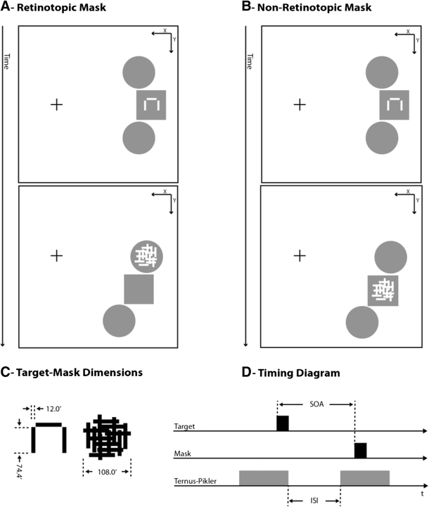 Retinotopy Of Visual Masking And Non Retinotopic Perception - 