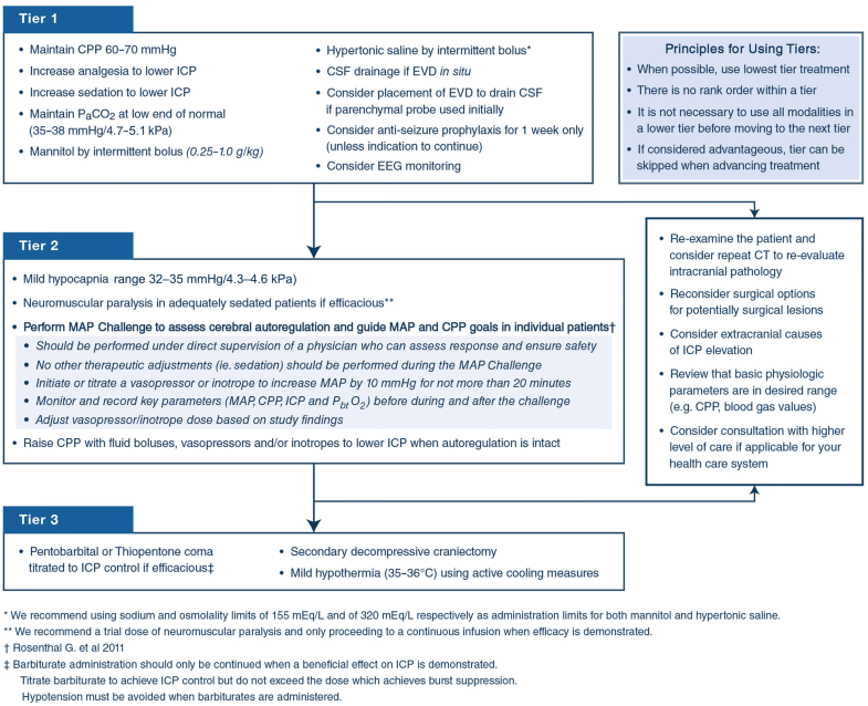 Pressure Injury Treatment Algorithm A management algorithm for patients with intracranial pressure ...