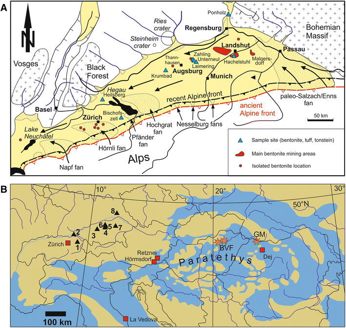 The age of volcanic tuffs from the Upper Freshwater Molasse (North ...