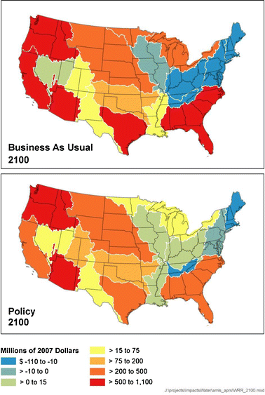 Economic impacts of climate change on water resources in the ...