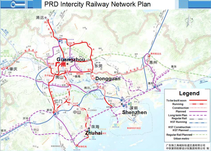 Rail Transit Development of the Pearl River Delta Planning, Obstacles and History SpringerLink