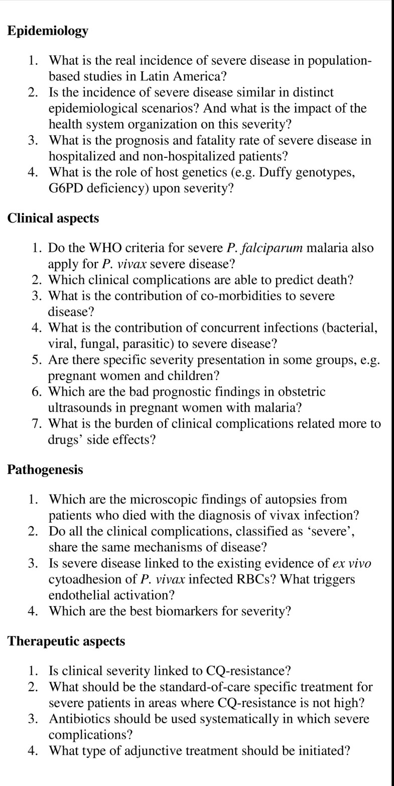 literature review on malaria treatment