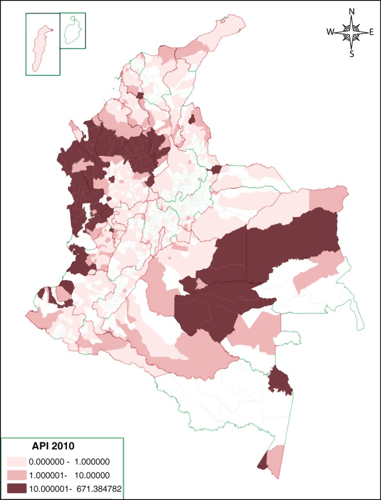 Characterization of a malaria outbreak in Colombia in 2010 | Malaria