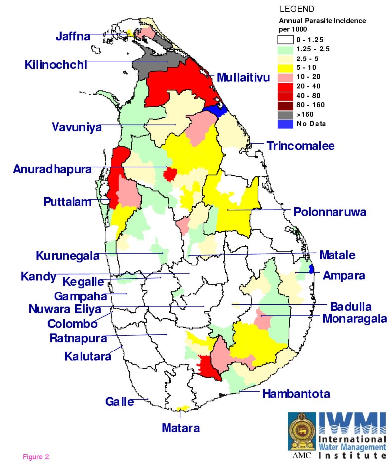 Sri Lanka Malaria Maps | Malaria Journal | Full Text