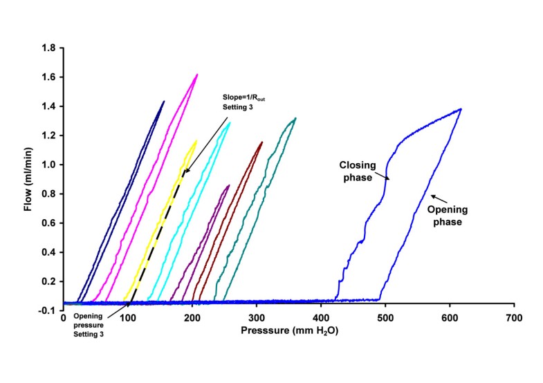 Hydrodynamics of the Certas™ programmable valve for the treatment of