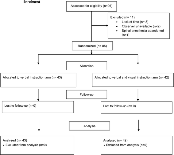 Usefulness of a visual aid in achieving optimal positioning for spinal ...