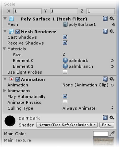 Nature soft occlusion shader unity