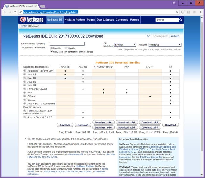 netbeans 9 rc3 download