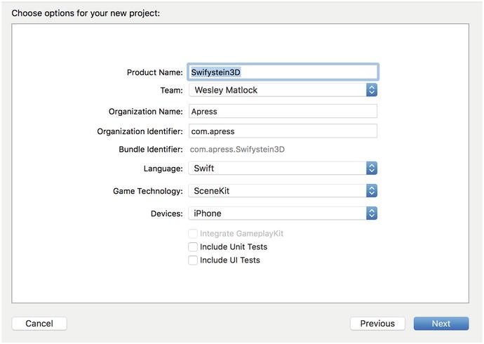 creating your first scenekit project springerlink acollada ios charting