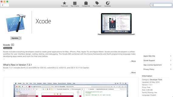 Xcode download dmgeverdirty