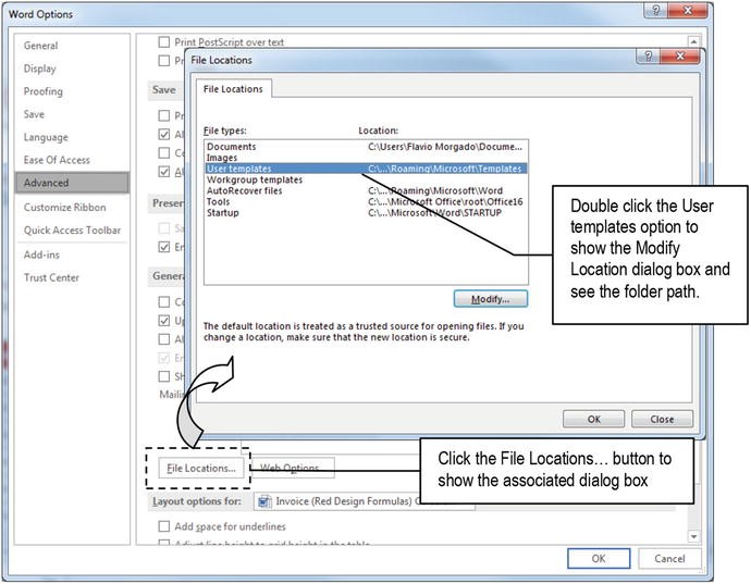 creating and using templates