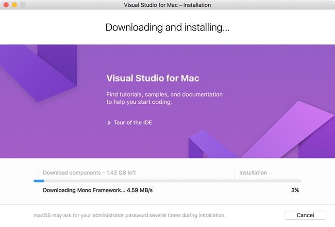 visual studio for mac resize components