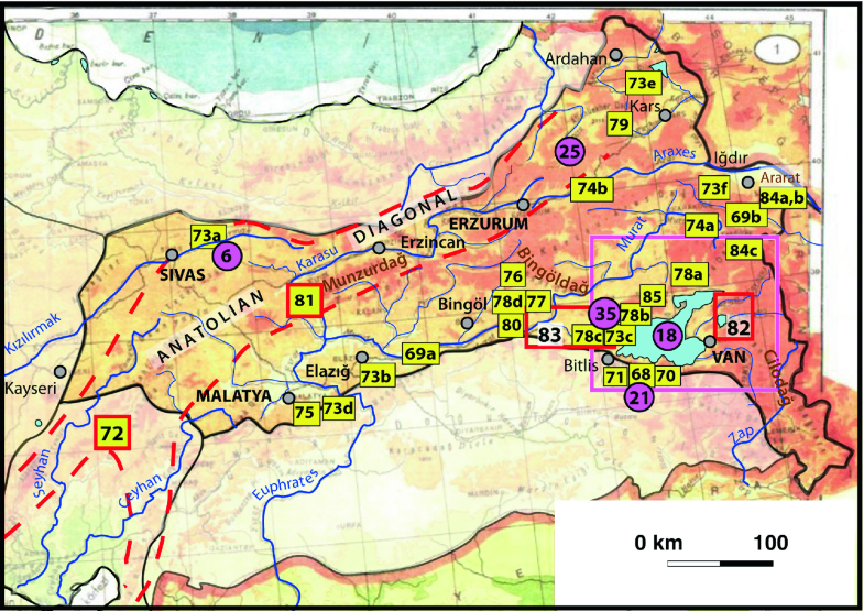 The Geomorphological Regions Of Turkey Springerlink