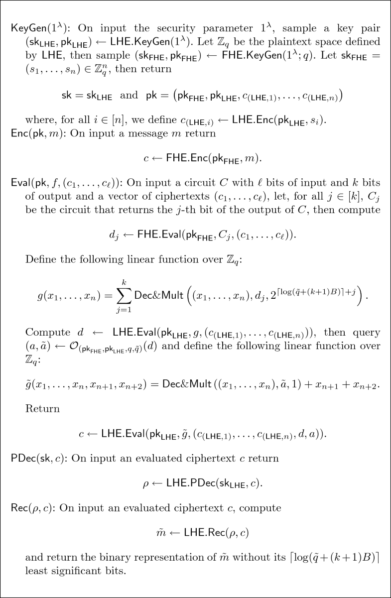 Candidate Io From Homomorphic Encryption Schemes Springerlink