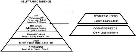 Maslow S Hierarchy Of Needs Blank Chart