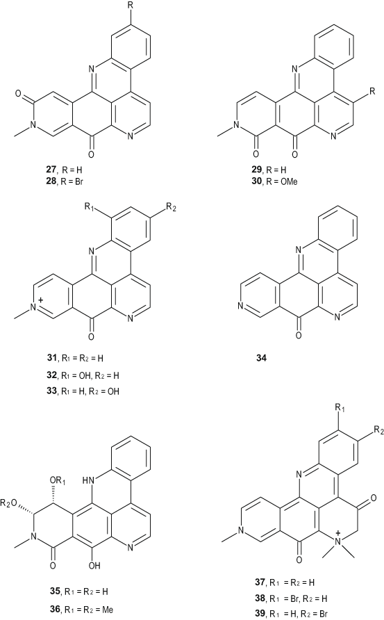 Pyridoacridine Alkaloids From Marine Origin Sources And Anticancer Activity Springerlink