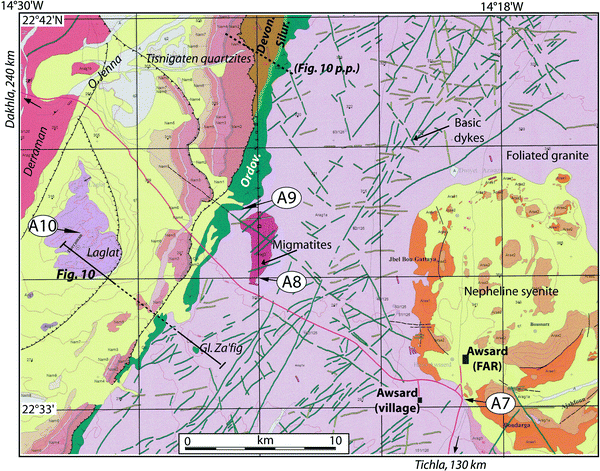 Recommended Geoheritage Trails In Southern Morocco A 3 Ga