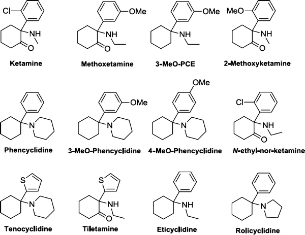 Arylcyclohexamines Ketamine Phencyclidine And Analogues Springerlink