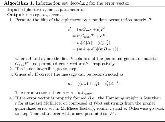 Vulnerabilities Of Mceliece In The World Of Escher Springerlink