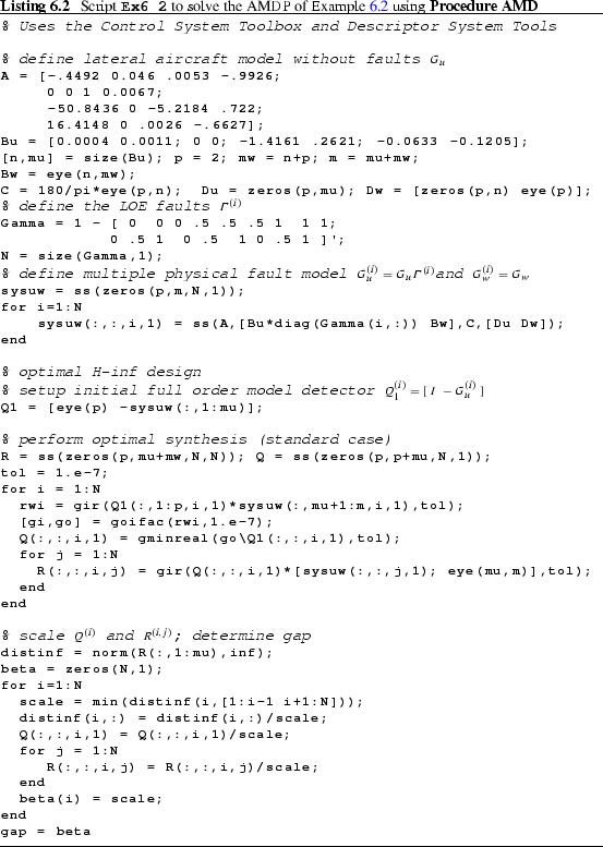 Synthesis Of Model Detection Filters Springerlink