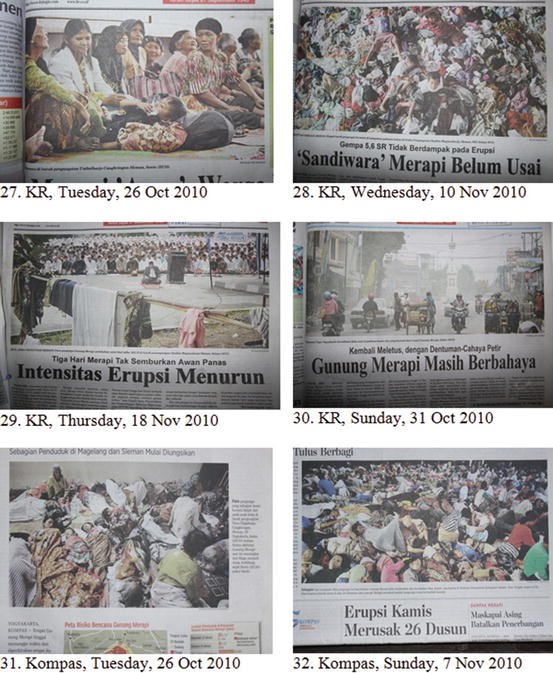 Media And Visual Representation Of Disaster Analysis Of Merapi Eruption In 2010 Springerlink