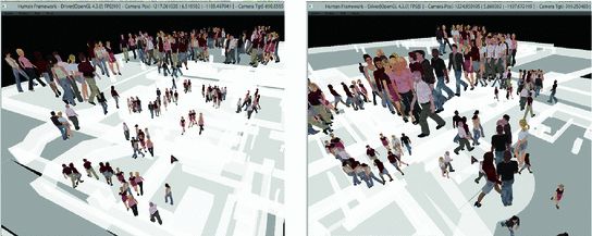 Simulating Crowds in Egress Scenarios