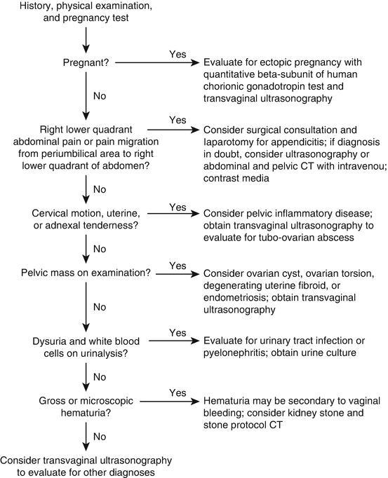 Ovarian cyst or appendicitis
