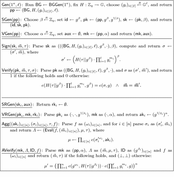 Homomorphic Proxy Re Authenticators And Applications To Verifiable Multi User Data Aggregation Springerlink