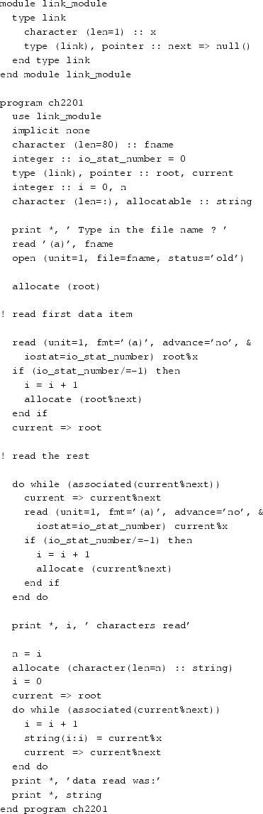 fortran read last line from file