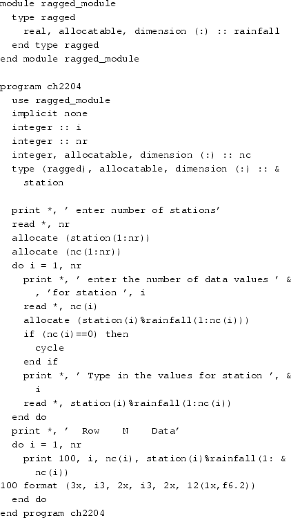 Data Structuring In Fortran Springerlink