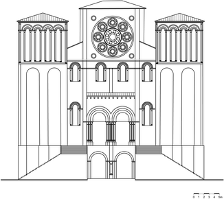 Based On The Drawing Of Vega Y Verdugo The Reproduction Of The Western Facade Of The Cathedral Of Santiago De Compostela Springerlink