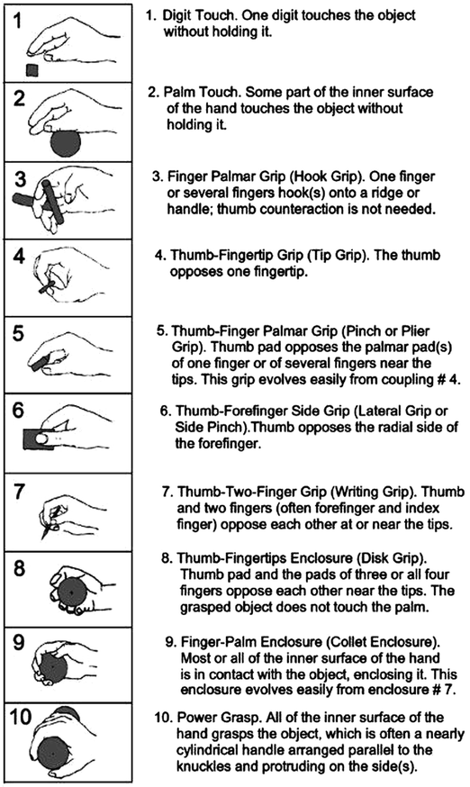 Kinesiology Finger Modes Chart