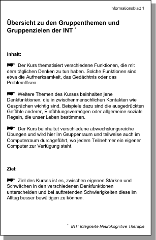 Therapiematerialien Zu Den Vier Therapiebereichen Springerlink - 