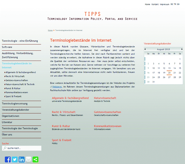 Praktische Terminologiearbeit Springerlink - 