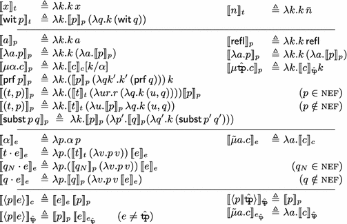 A Classical Sequent Calculus With Dependent Types Springerlink
