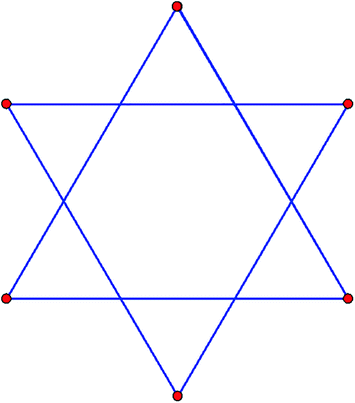 6 zackiger stern zeichnen