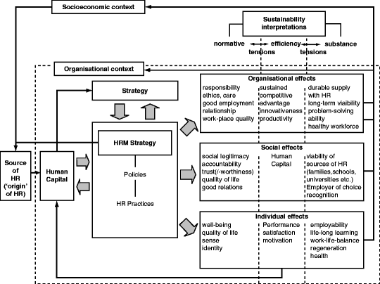 Conceptual Model For Sustainable Hrm And A Paradox Framework Springerlink