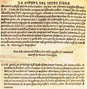 Niccolo Tartaglia And The Renaissance Society Between Science And Technique Springerlink