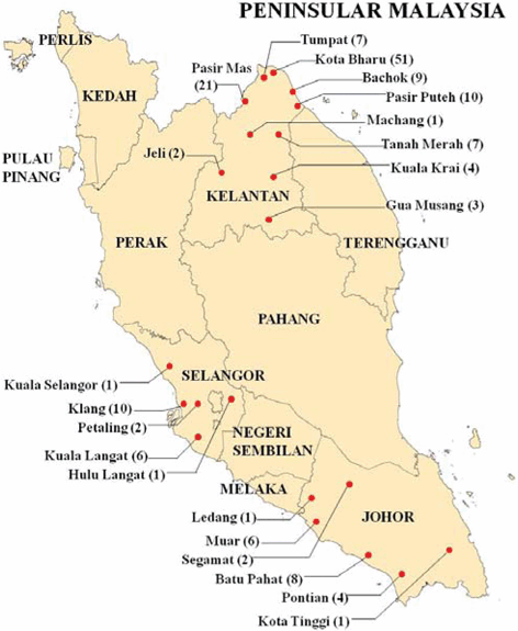 YAP signature in Kelantan Malay and Jawa Malay subethnic groups in 