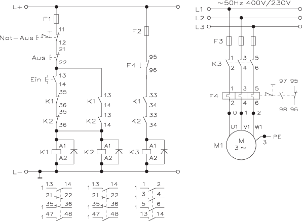 Schaltplan Dahlanderschaltung - Wiring Diagram
