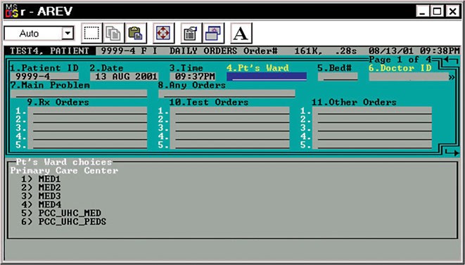 Pcc Charting System