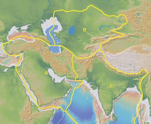 Topographic Map Of Indian Subcontinent Middle East, Central Asia, And The Indian Subcontinent: Lower Paleolithic |  Springerlink