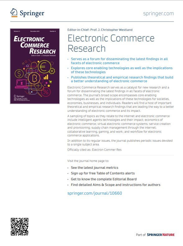 Preview for Electronic Commerce Research flyer