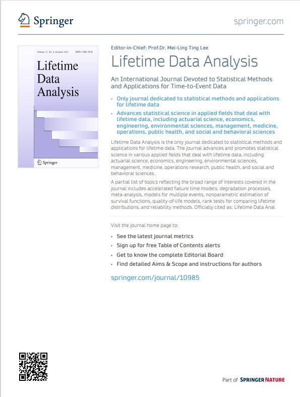 Preview for Lifetime Data Analysis flyer