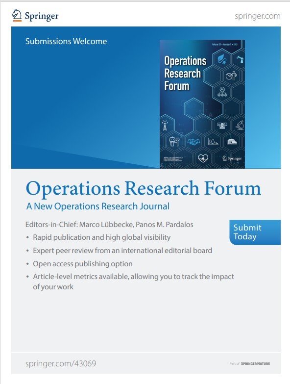 Preview for Operations Research Forum flyer