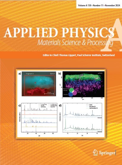 Applied Physics A: Materials Science &amp; Processing Gallery of 