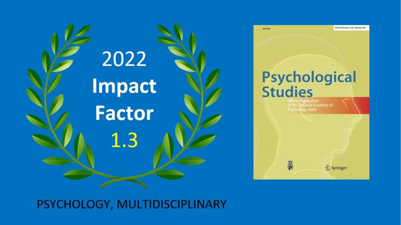 Psychological Studies is celebrating its first Impact Factor!