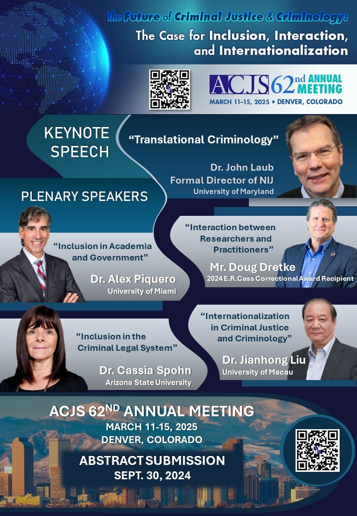 📢 ACJS 62nd Annual Meeting 2025 Asian Journal of Criminology