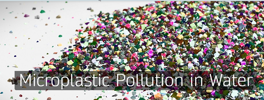 microplastic pollution in water picture
