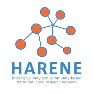 HARENE: Francophone harm reduction research group logo